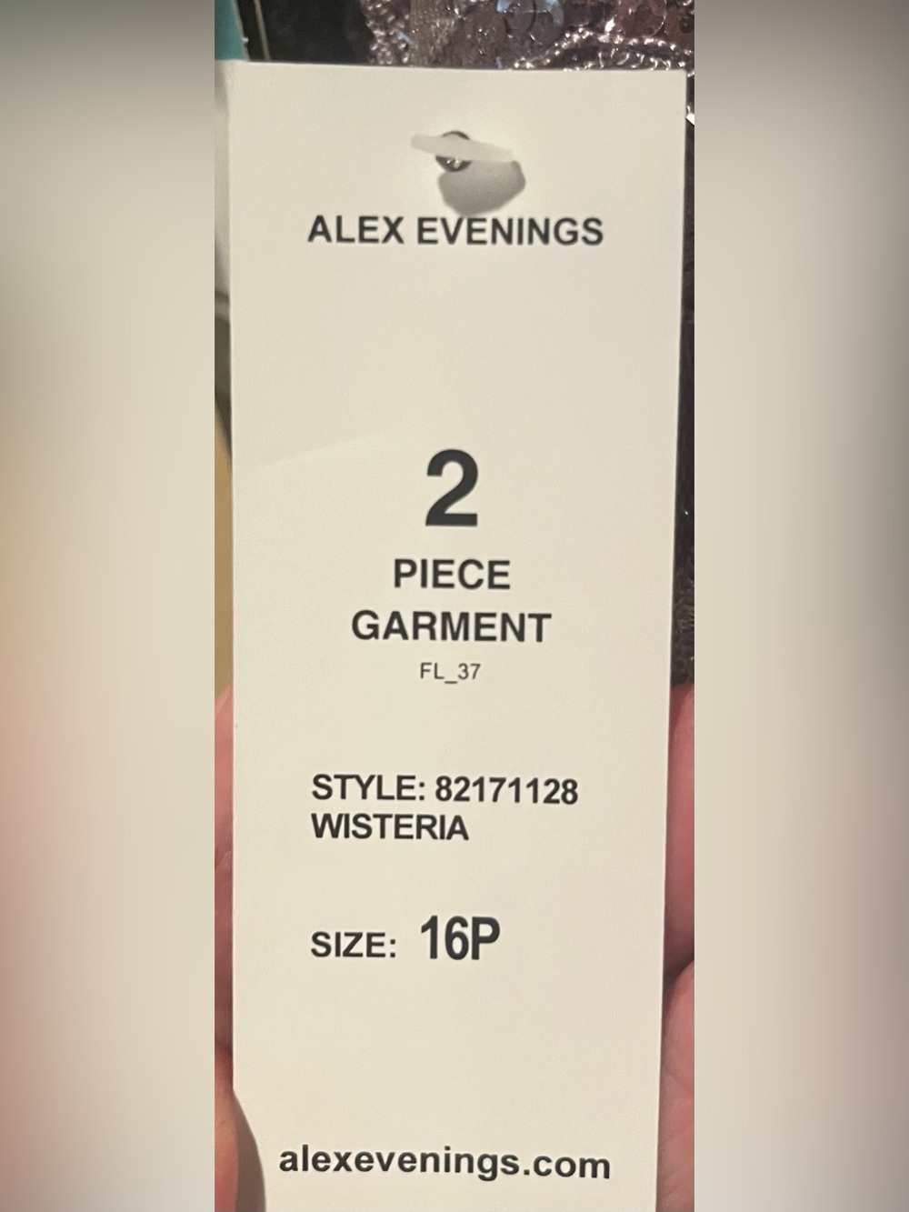 NWT Alex Evenings Women's Long Sleeveless Mother of the Bride Dress with Shawl - Picture 9 of 10